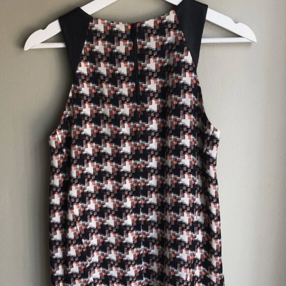 Rag & Bone Lamb Leather & Silk Shoulder Tank Top Size XS - Picture 2 of 11